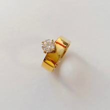 Load image into Gallery viewer, Moissanite North Ring | 1 carat, White D