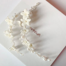 Load image into Gallery viewer, Bridal Hair Vine | Lily 2-piece Side Vine (Next slot: April 2023)